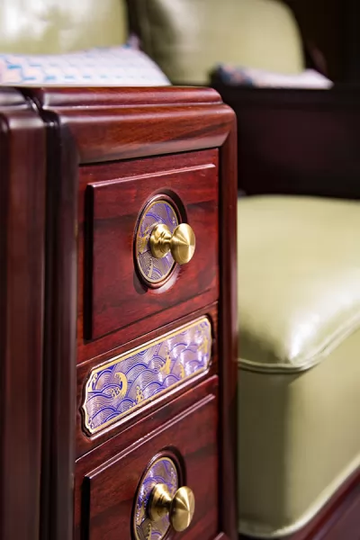 Ming Gong Pavilion - Hundred Good Lotus sofa