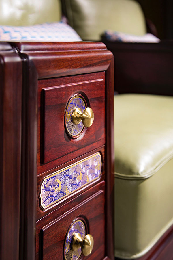 Ming Gong Pavilion - Hundred Good Lotus sofa